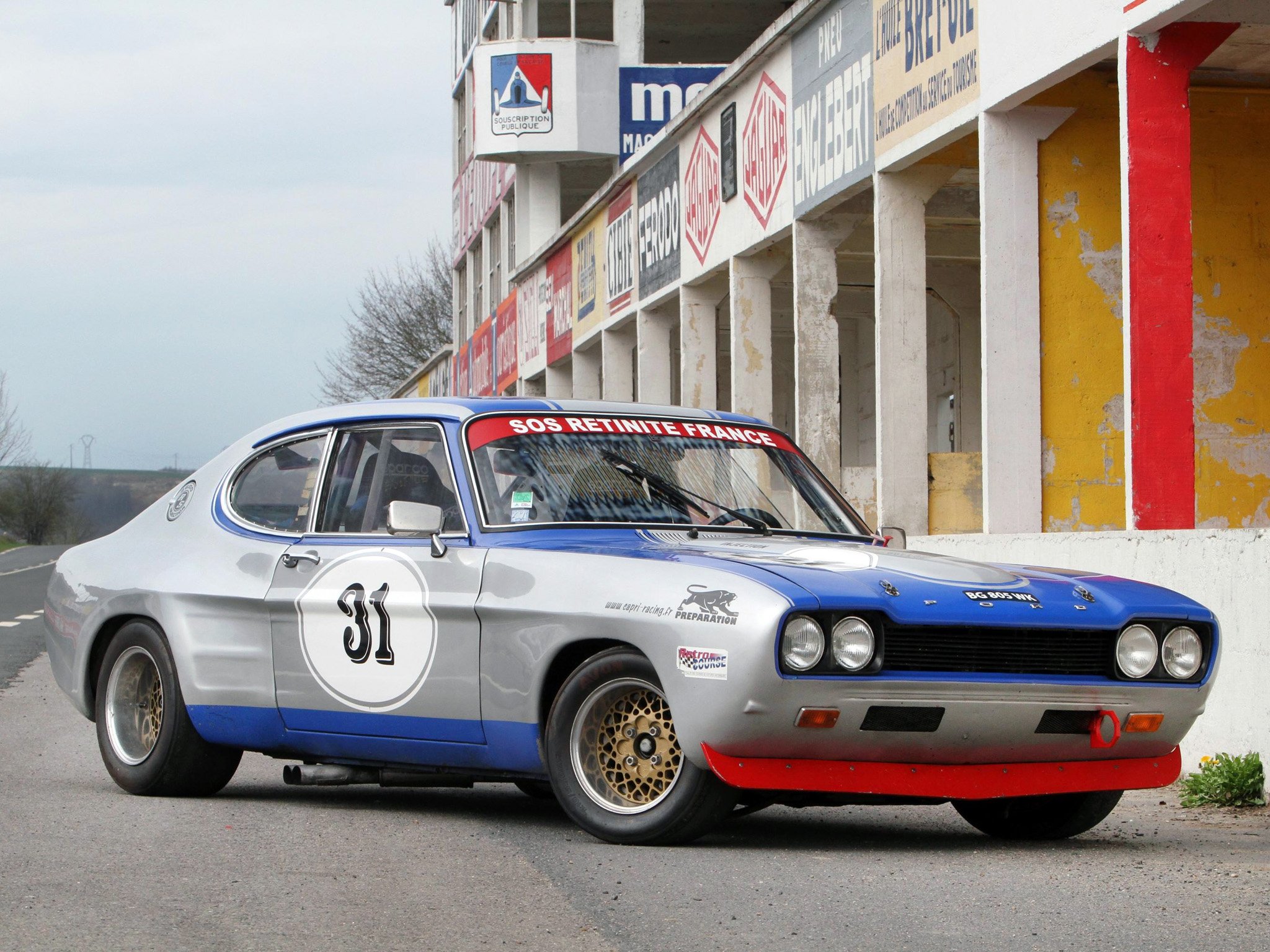 1972, Ford, Capri, Rs2600, Group 2, Race, Racing, Classic Wallpaper