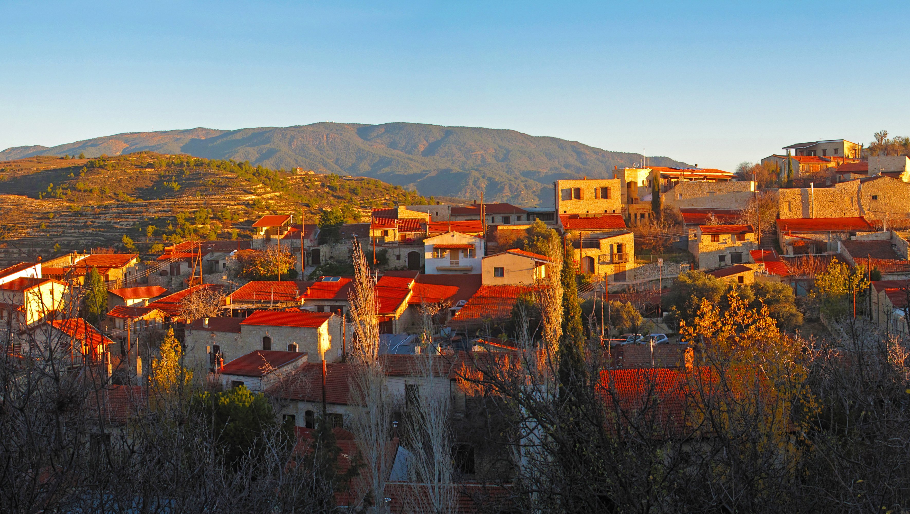 cyprus, Houses, Lofou, Cities, Town Wallpaper