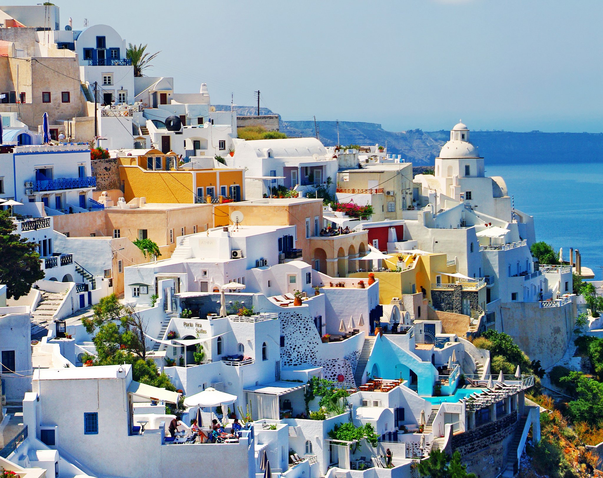 greece, Houses, Cities, House Wallpaper