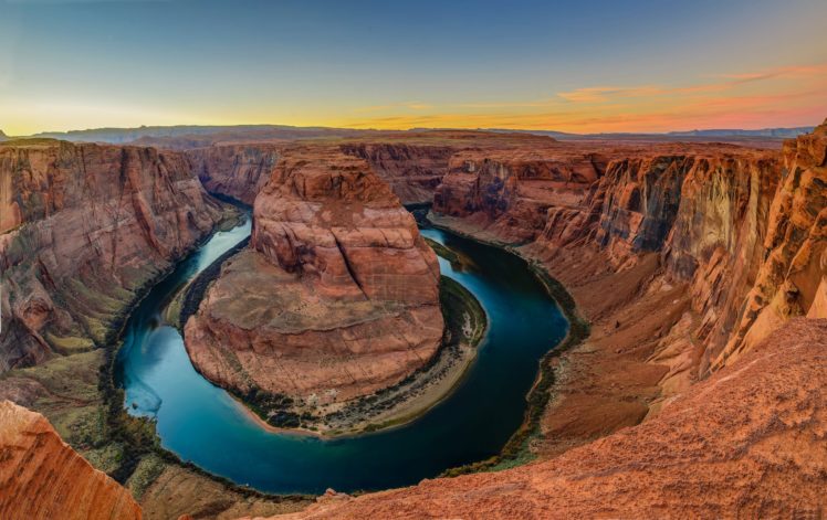 river, Colorado, Arizona, Horseshoe, Bend HD Wallpaper Desktop Background