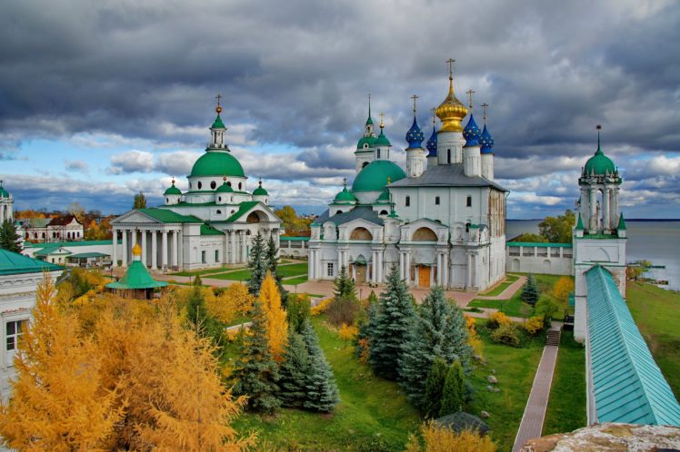 russia, Temple, Sky, Fir, Cities, Church HD Wallpaper Desktop Background