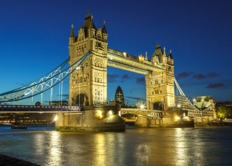 united, Kingdom, River, Bridge, London, Street, Lights, Night, Cities, Reflection HD Wallpaper Desktop Background