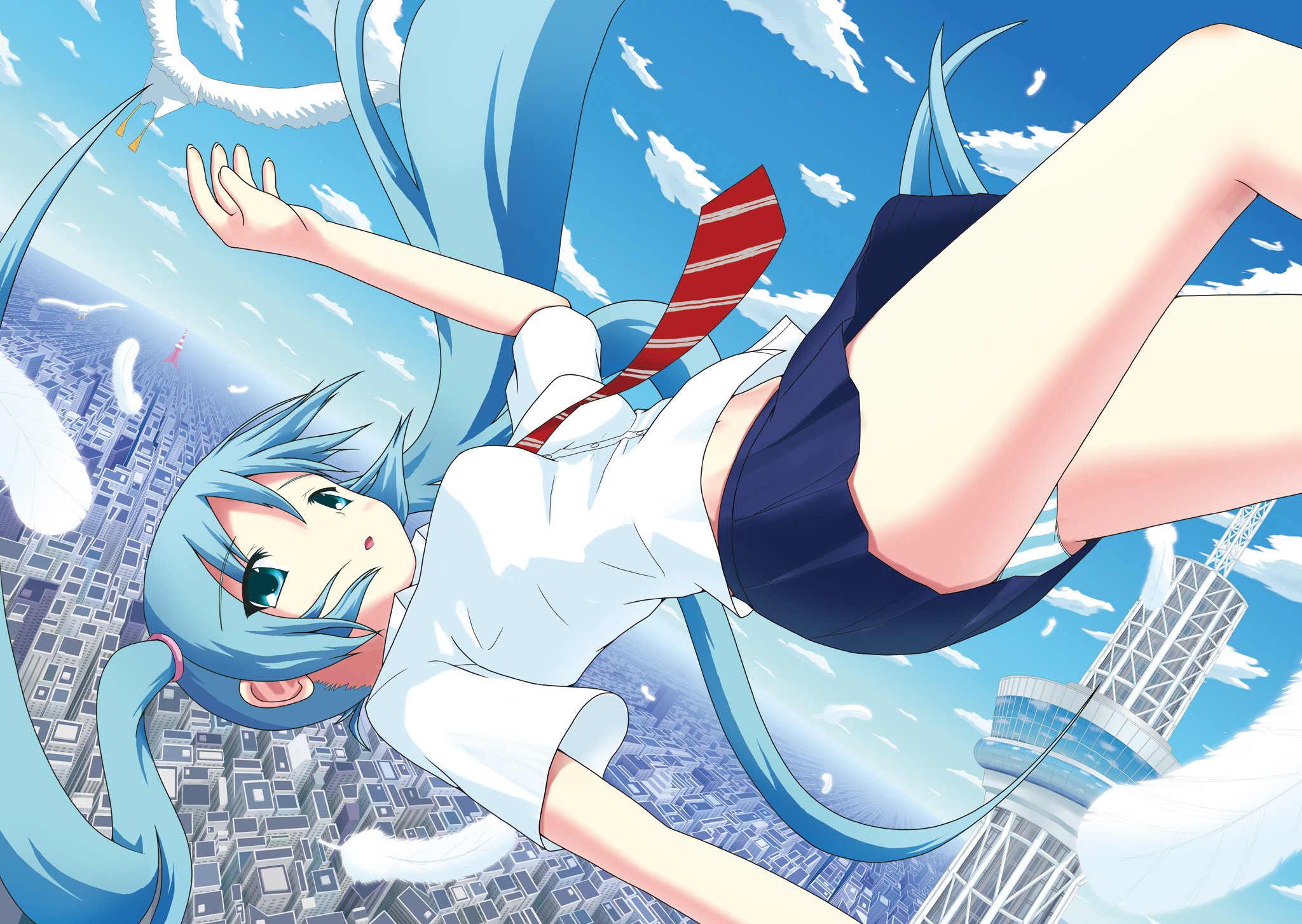 hatsune, Miku, Vocaloid, Anime, Girl, Music, Megurine ...