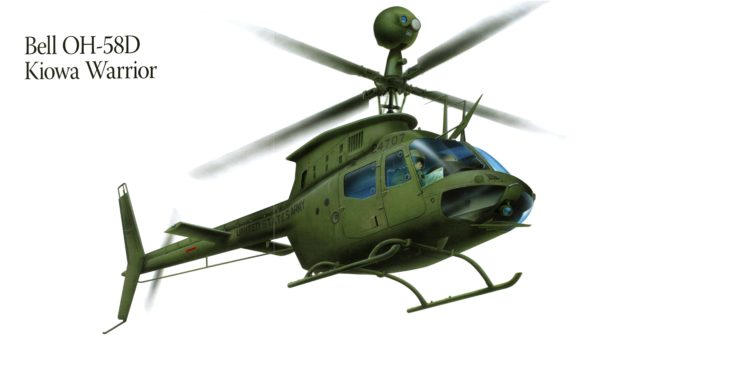 bell, Oh 58d, Kiowa, Warrior, Military, Helicopter, Aircraft HD Wallpaper Desktop Background