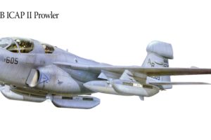 ea 6b, Icap, Ii, Prowler, Military, War, Art, Painting, Airplane, Aircraft, Weapon, Fighter