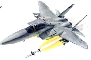 f 15, Eagle, Military, War, Art, Painting, Airplane, Aircraft, Weapon, Fighter