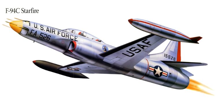 f 94c, Starfire, Military, War, Art, Painting, Airplane, Aircraft, Weapon, Fighter HD Wallpaper Desktop Background