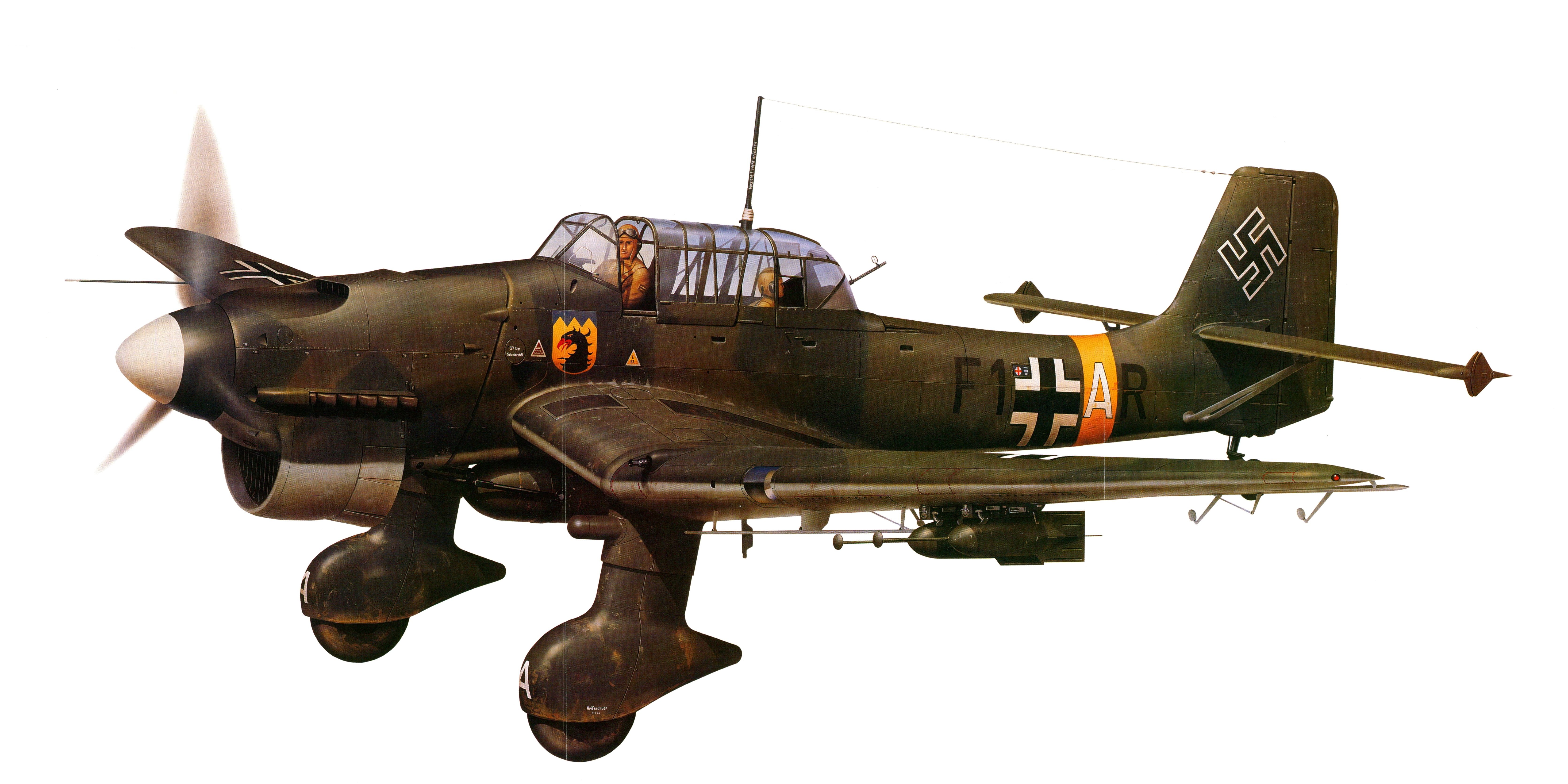 junkers, Ju 87, Military, War, Art, Painting, Airplane, Aircraft, Weapon, Fighter Wallpaper