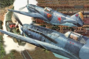 lagg 3, Military, War, Art, Painting, Airplane, Aircraft, Weapon, Fighter