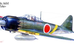 mitsubishi, A6m, Reisen, Zeke, Military, War, Art, Painting, Airplane, Aircraft, Weapon, Fighter