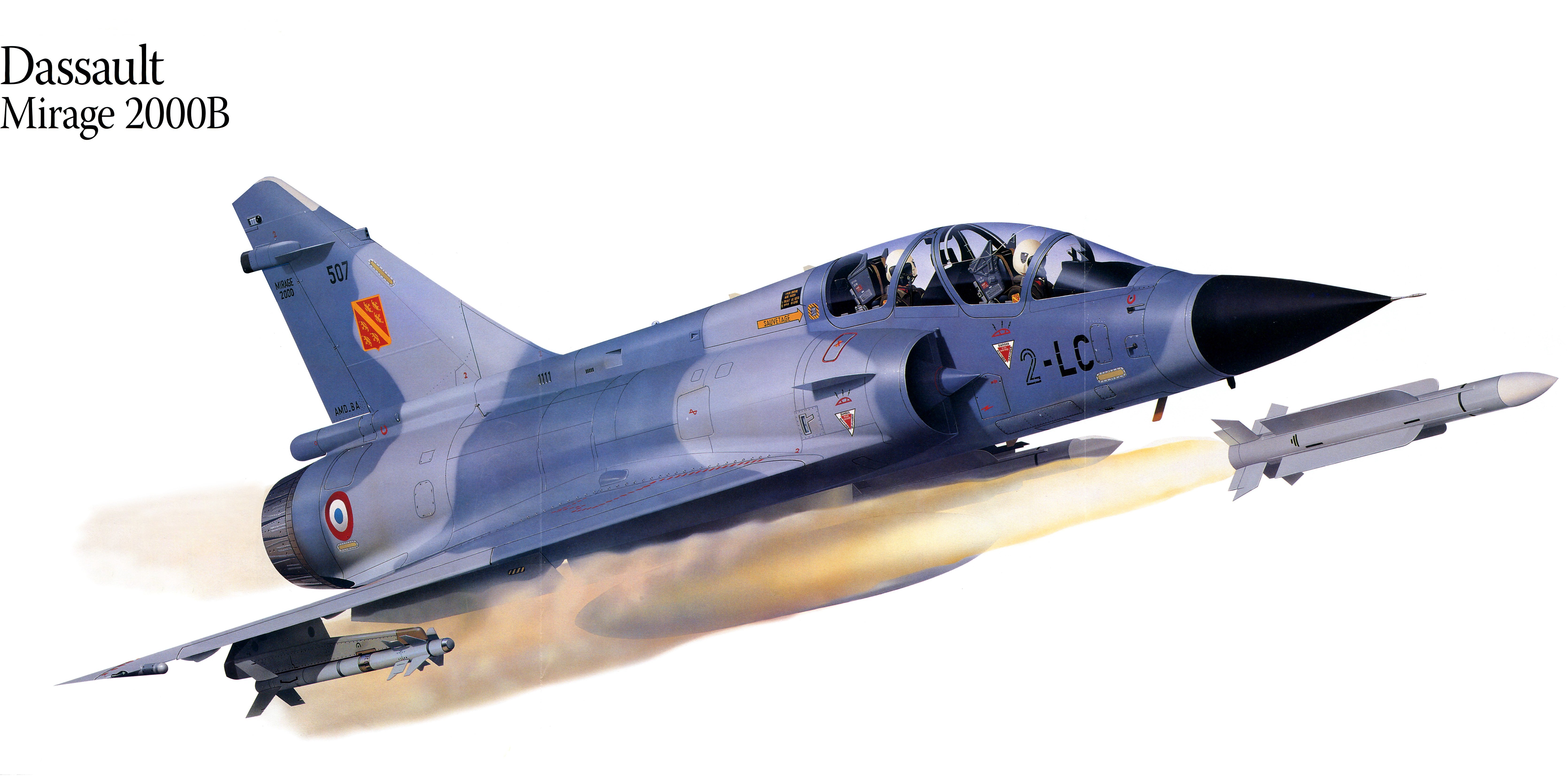 mirage, 2000b, Military, War, Art, Painting, Airplane, Aircraft, Weapon, Fighter Wallpaper