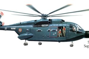 sa 321gb, Super, Frelon, Military, Helicopter, Aircraft
