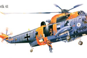 sea, King, Mk41, Military, Helicopter, Aircraft