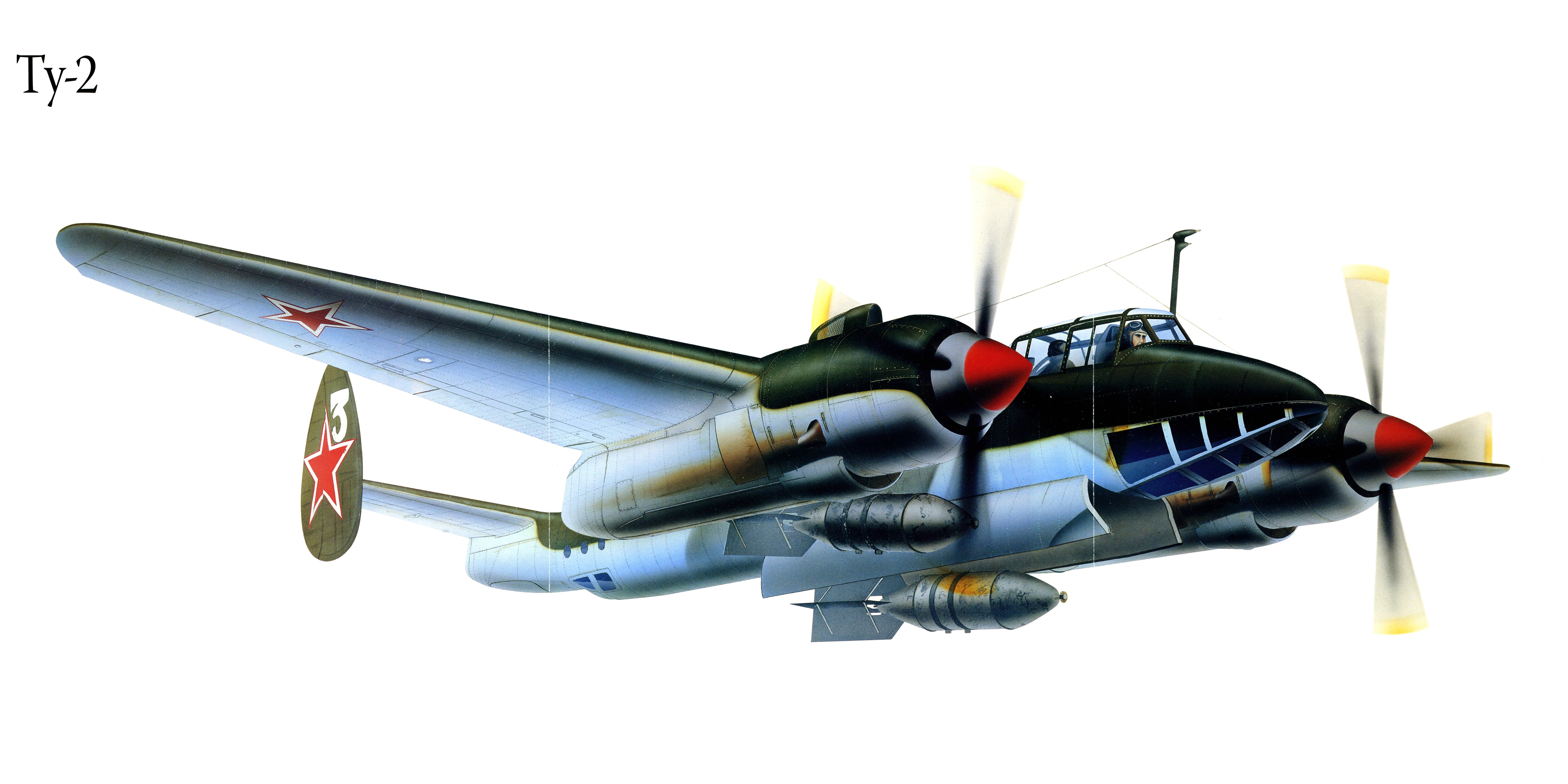 tu 2, Military, War, Art, Painting, Airplane, Aircraft, Weapon, Fighter Wallpaper