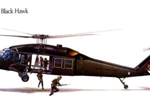 uh 60a, Black, Hawk, Military, Helicopter, Aircraft