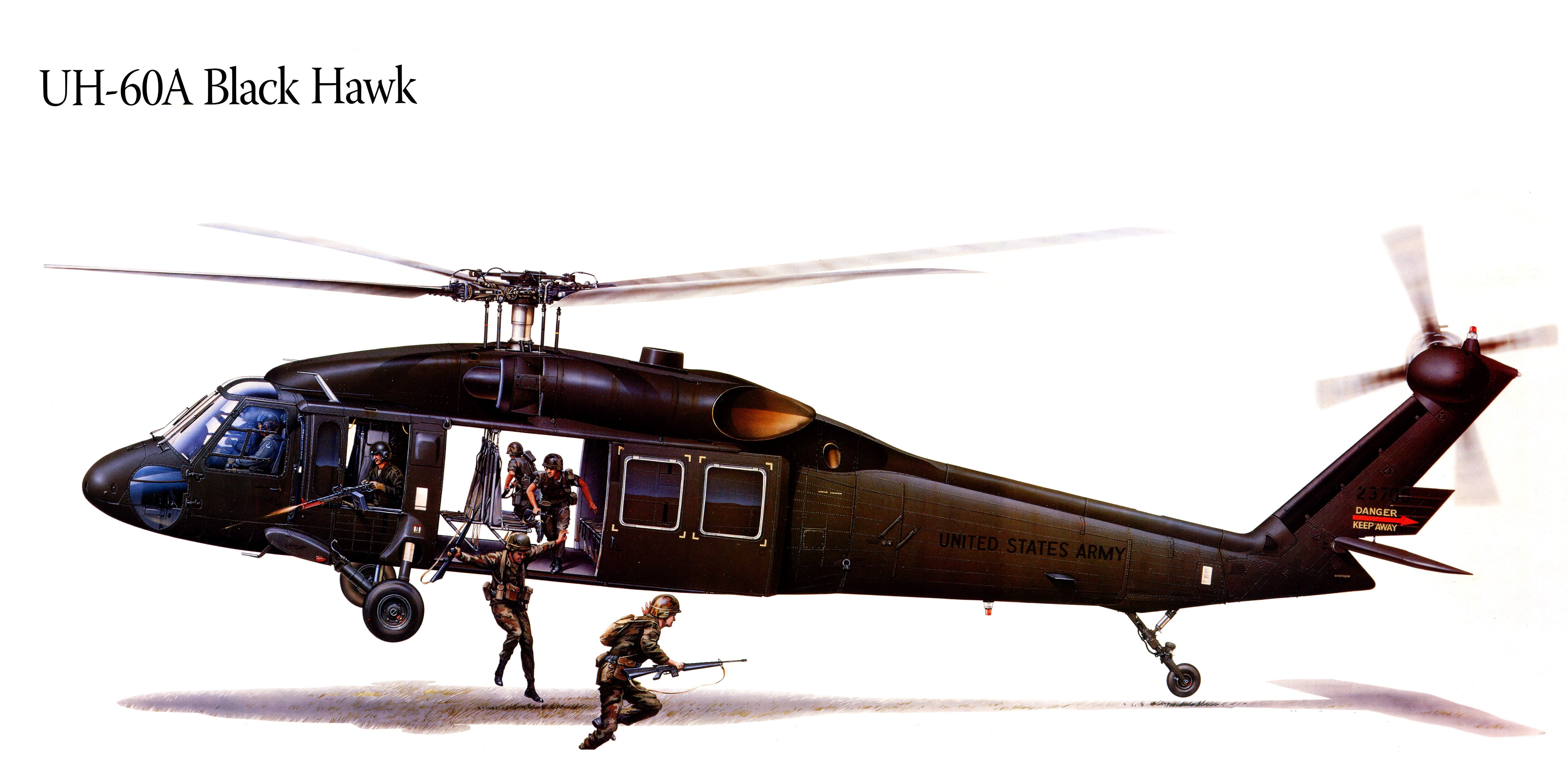 uh 60a, Black, Hawk, Military, Helicopter, Aircraft Wallpaper