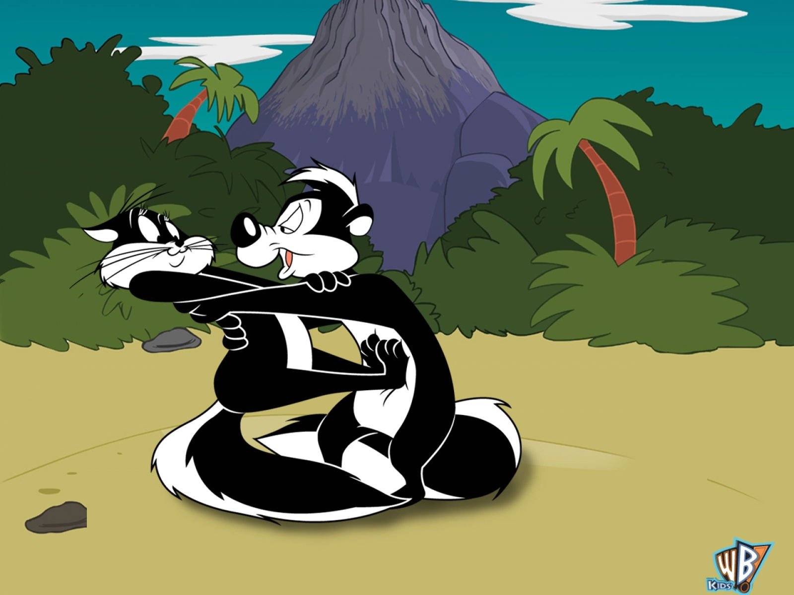 Download hd wallpapers of 589572-pepe, Le, Pew, Looney, Tunes, French, Fran...