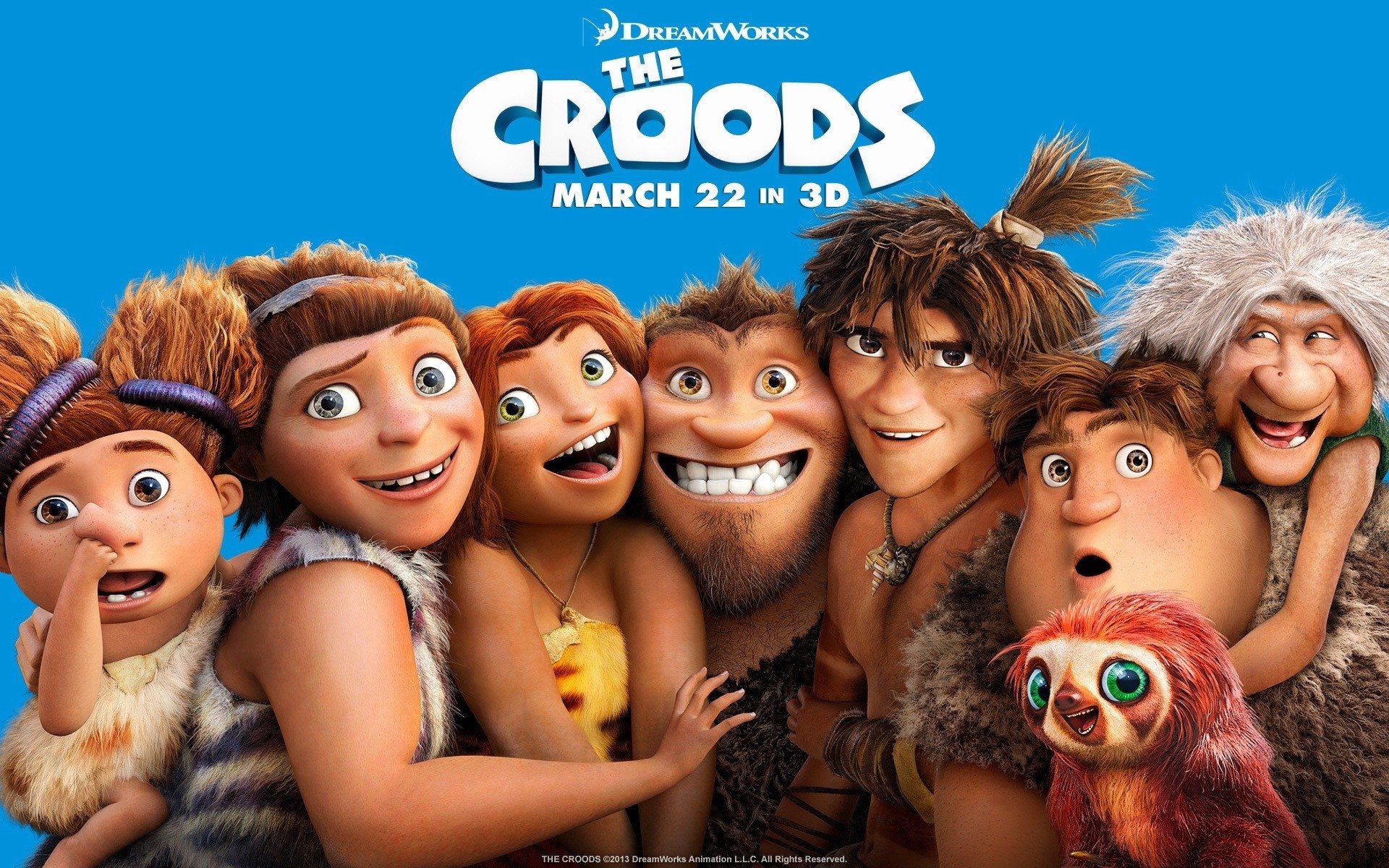 the, Croods, Animation, Adventure, Comedy, Family, Fantasy, 1croods Wallpaper