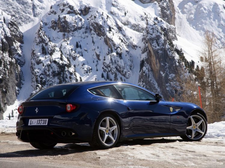 blue, Cars, Ferrari, Ferrari, Ff HD Wallpaper Desktop Background