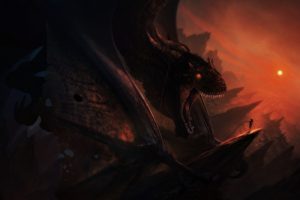 dark, Dragons, Fantasy, Art, Creatures