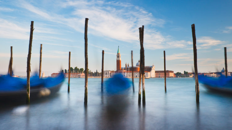 ships, Venice, Long, Exposure, Gondolas HD Wallpaper Desktop Background