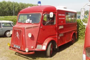 citroen, Type h, Classic, Cars, French, Fourgonnette, Truck, Van, Pompier, Delivery