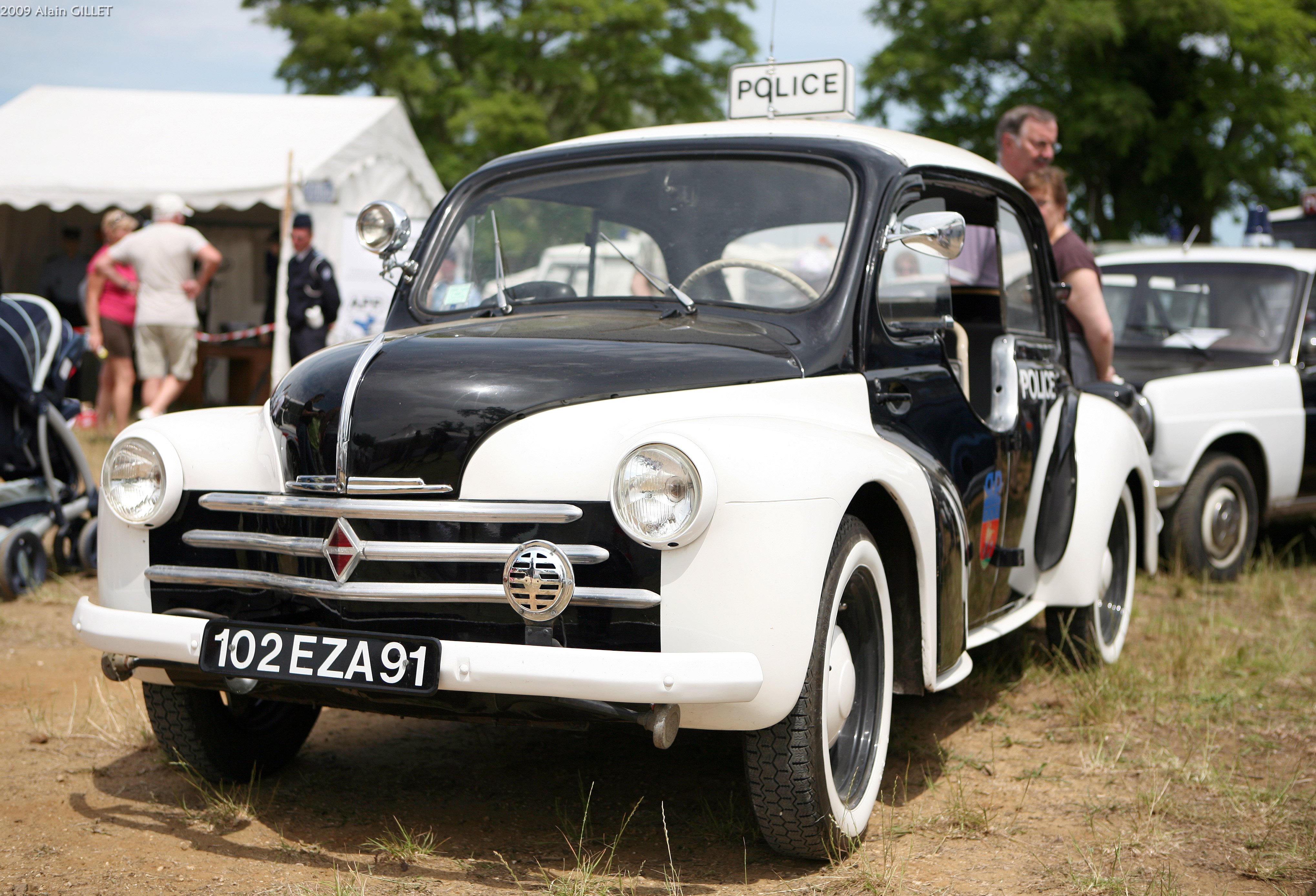 renault, 4cv, Classic, Cars, French, Police Wallpaper