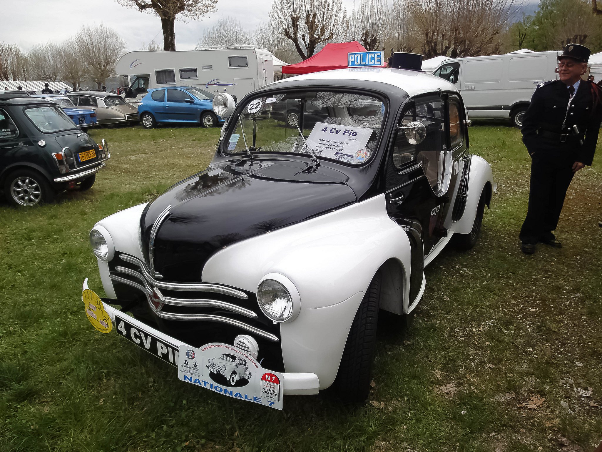 renault, 4cv, Classic, Cars, French, Police Wallpaper