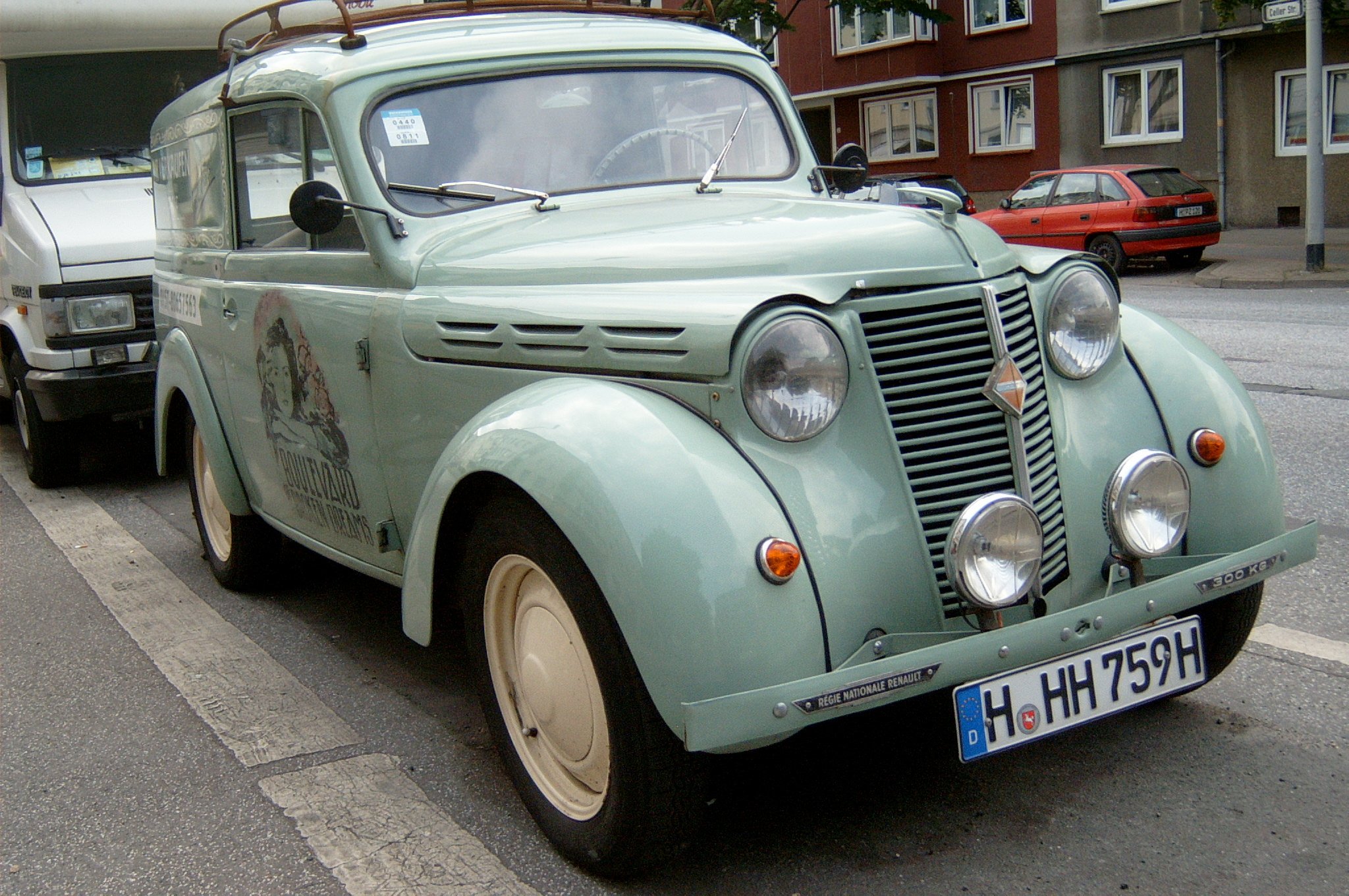 renault, Juvaquatre, Cars, Classic, Cars, French, Van, Delivery Wallpaper