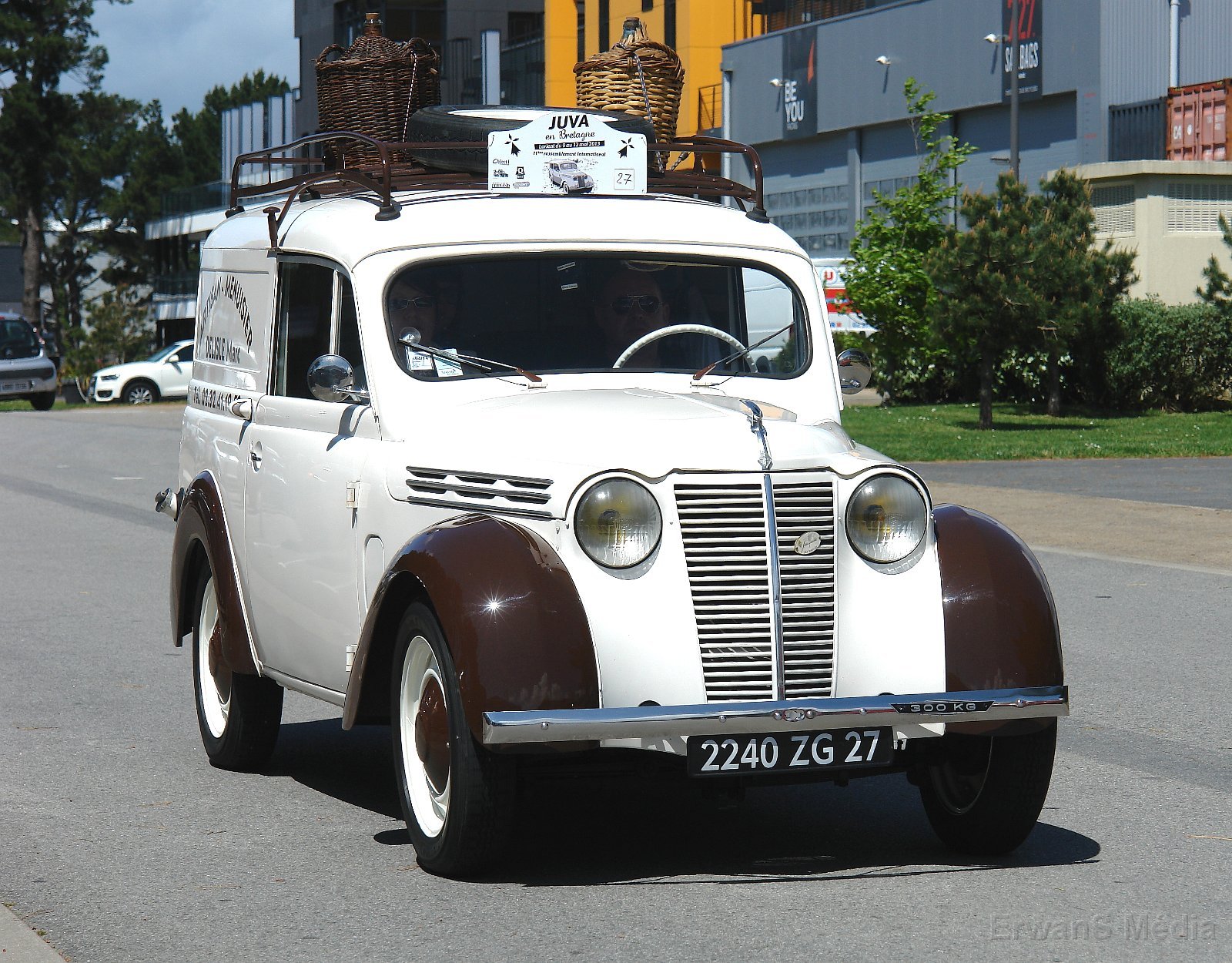 renault, Juvaquatre, Cars, Classic, Cars, French, Van, Delivery Wallpaper