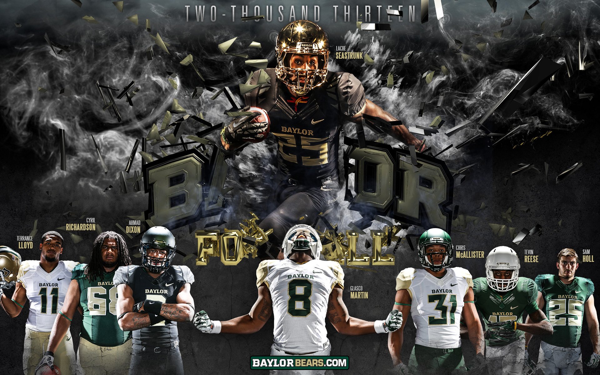 baylor, Bears, College, Football Wallpaper