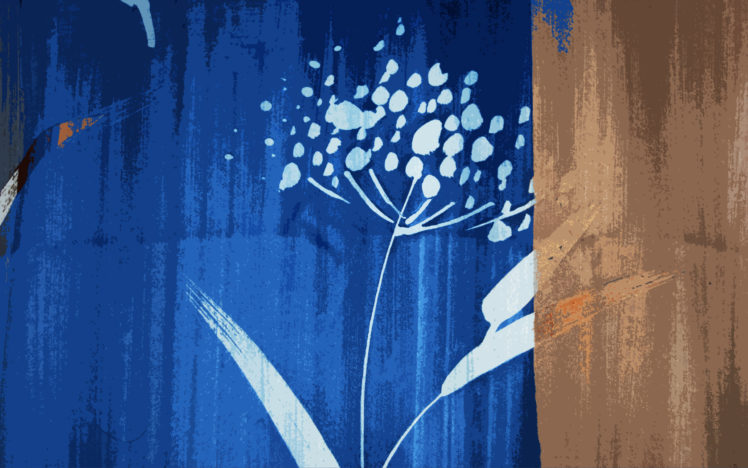 abstract, Flowers, Digital, Paint HD Wallpaper Desktop Background