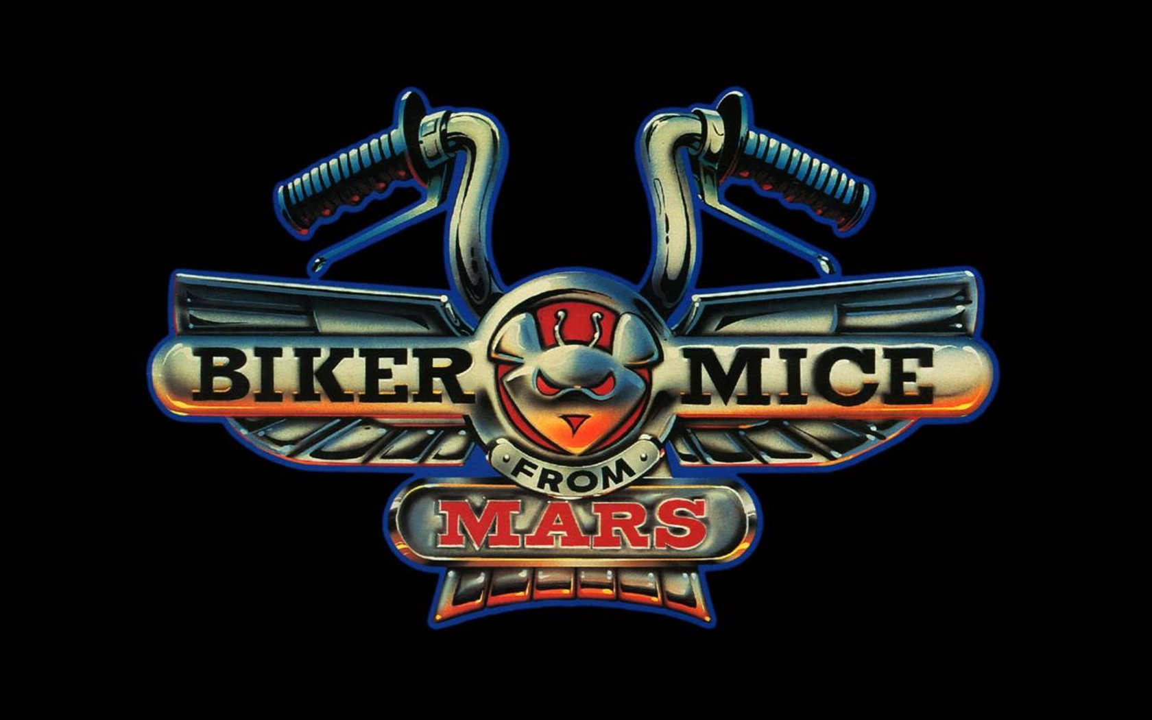 biker, Mice, From, Mars, Black, Background Wallpaper