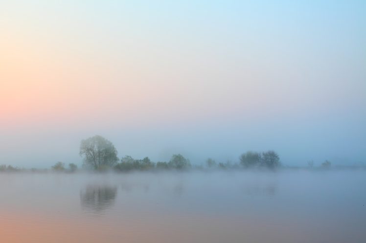 fog, Lakes HD Wallpaper Desktop Background