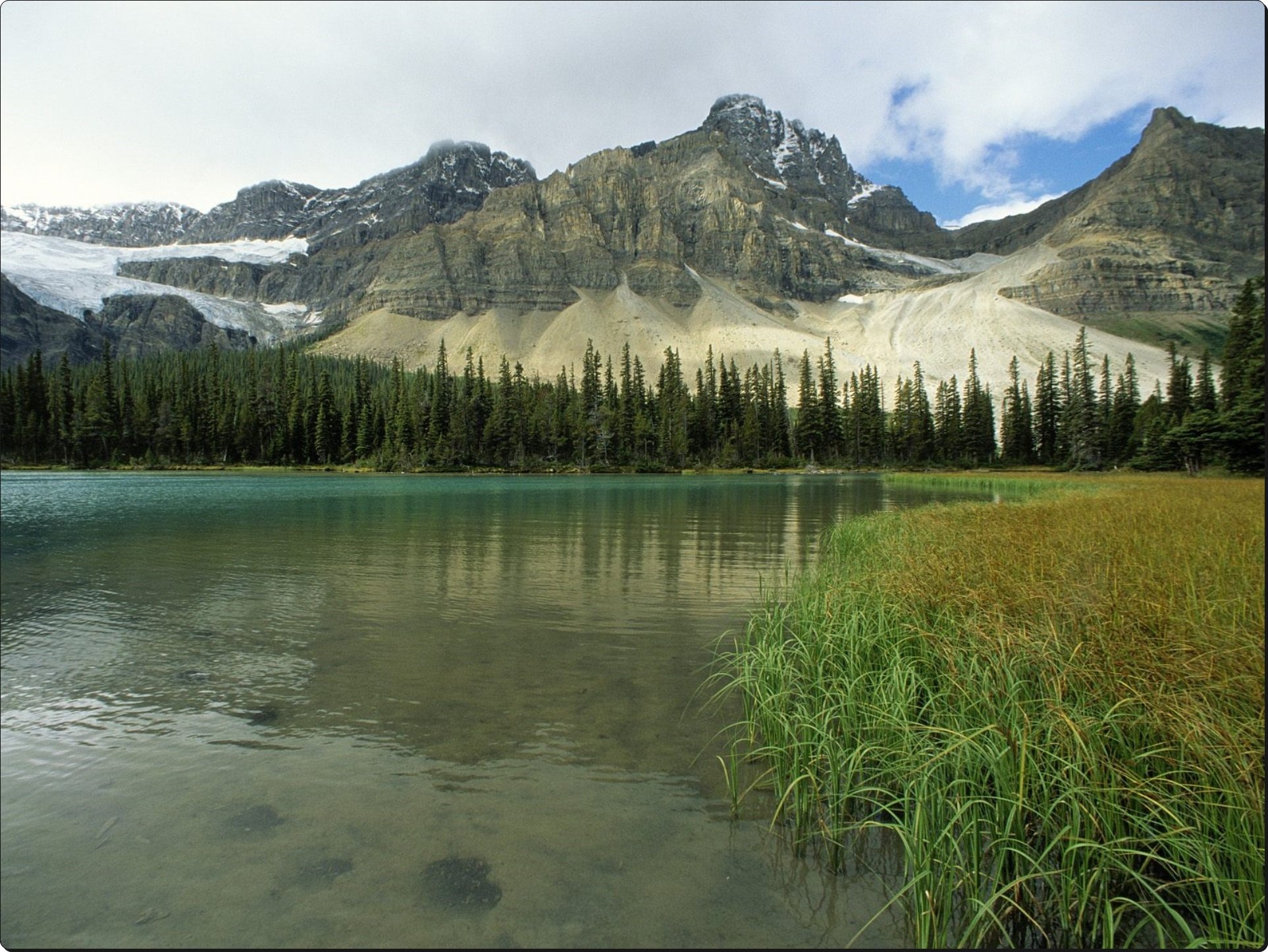 glacial, Lake, Rocky, Mountains, Alberta, Canada Wallpaper