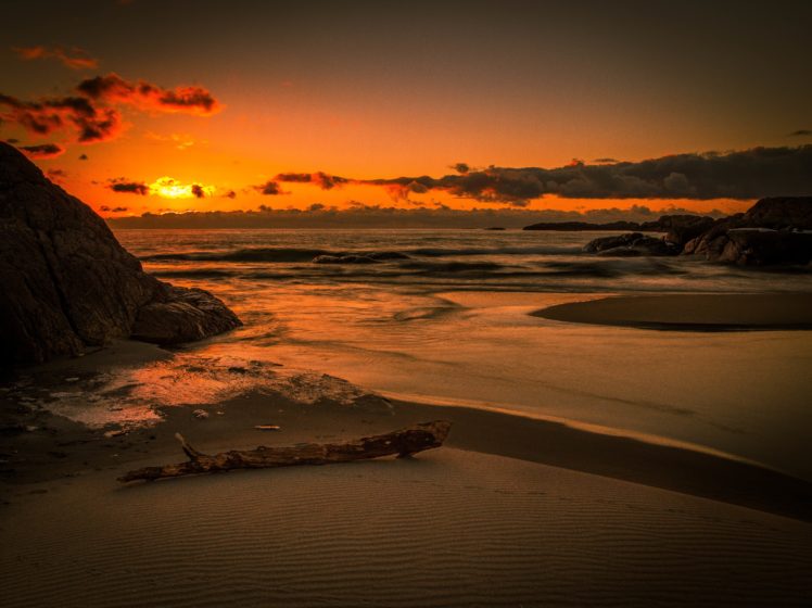 beach, Sand, Nature, Landscape, Ocean HD Wallpaper Desktop Background
