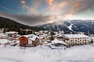 italia, City, Alps, Alpi, House, Italy, Winter