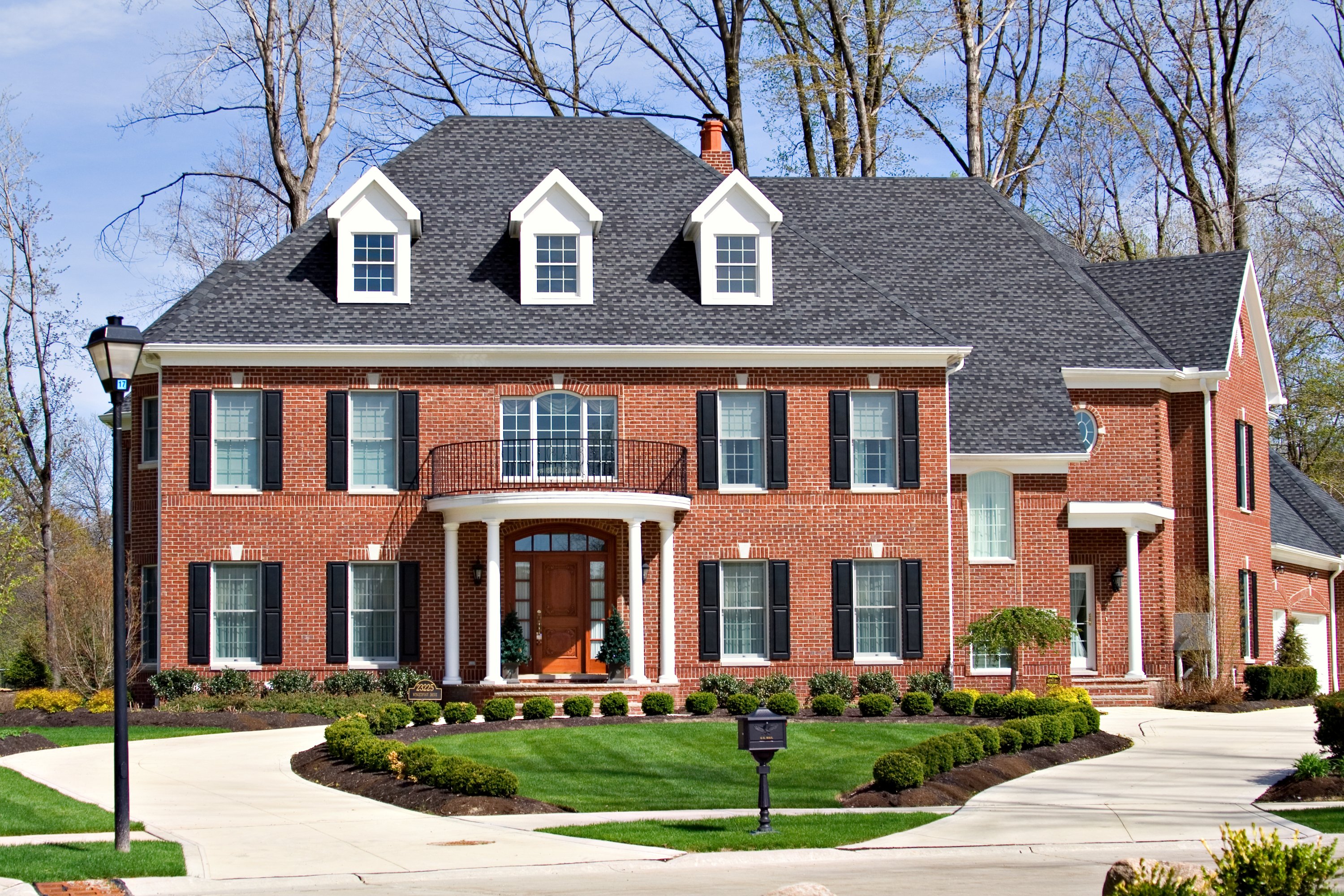 house, Mansion, Design, Lawn Wallpaper