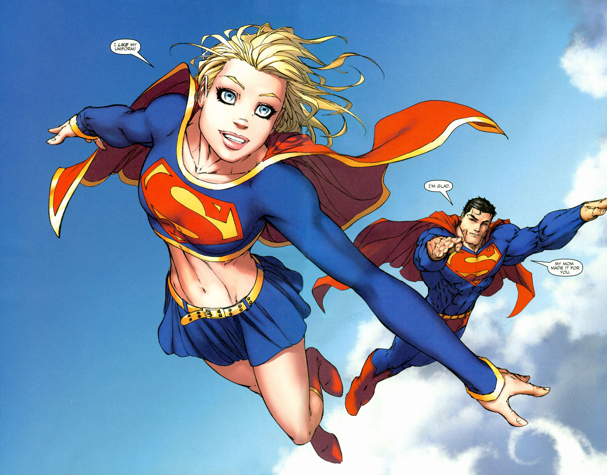 dc, Comics, Superman, Superheroes, Supergirl Wallpaper