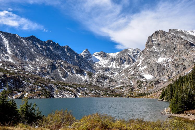 mountain, Lake, Landscape, Isabelle, Lake, Colorado HD Wallpaper Desktop Background