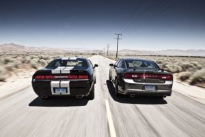 cars, Dodge, Challenger, Dodge, Charger, Rear, View, Cars