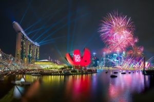 singapore, Fireworks, Night, 2015, The, City, Singapore, Night, Holiday, Fireworks, Fireworks, New, Year, Water, Metropolis, Marina, Bay, Sands