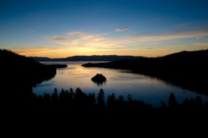 sunrise, Emerald, Bay, Lake, Tahoe, California