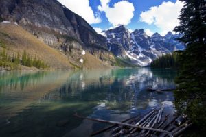 valley, Of, The, Ten, Peaks, Lake, Mountains, Trees, Landscape, Lake, Moraine, Canada, Alberta, Banff, National, Park