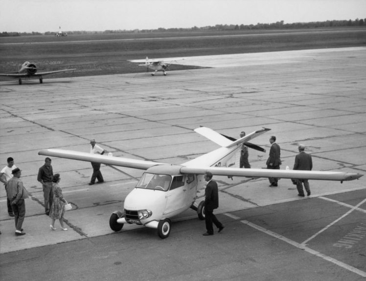 1956, Taylor, Aerocar, Retro, Airplane, Aircraft, Flight HD Wallpaper Desktop Background