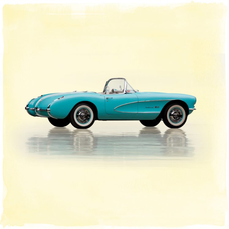 1957, Chevrolet, Corvette, Fuel, Injection, C 1, Muscle, Retro, Supercar HD Wallpaper Desktop Background