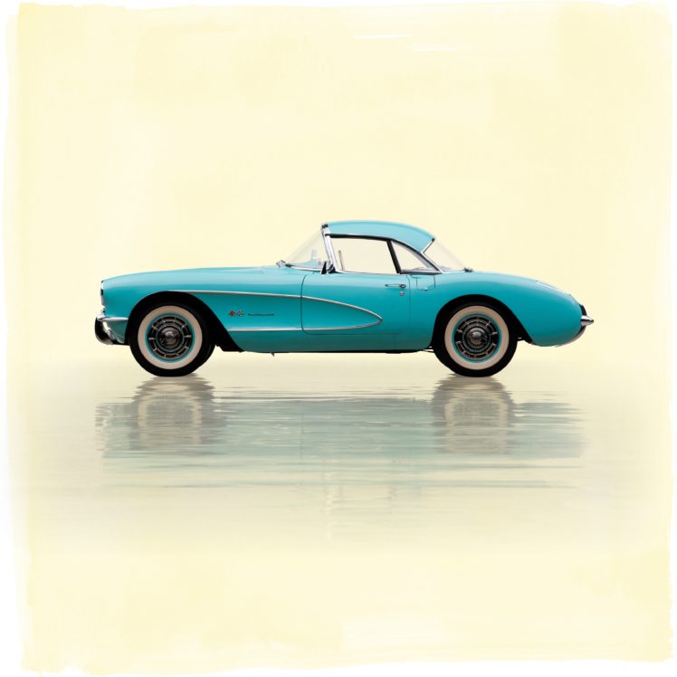 1957, Chevrolet, Corvette, Fuel, Injection, C 1, Muscle, Retro, Supercar HD Wallpaper Desktop Background