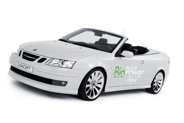2006, Saab, 9 3, Convertible, Biopower, Hybrid, Concept HD Wallpaper Desktop Background