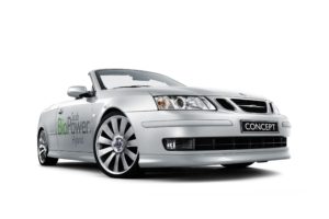 2006, Saab, 9 3, Convertible, Biopower, Hybrid, Concept