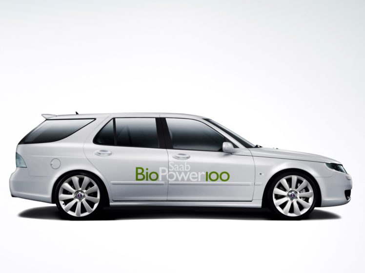 2007, Saab, Biopower, 100, Concept, Stationwagon HD Wallpaper Desktop Background